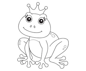 Frog Coloring Page 001 book