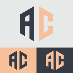 Creative professional RC logo template