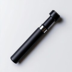 a handheld frother, coffee tool, minimalistic design, metallic finish, isolated on white background