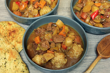 stew with vegetables