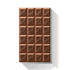 2D flat vector illustration chocolate isolated on a white background.