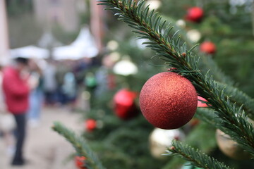 Weihnachtsmarkt, Christbaumkugel, Weihnachtsbaum, 