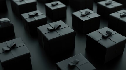 Explore the allure of elegant black gift boxes perfect for every occasion
