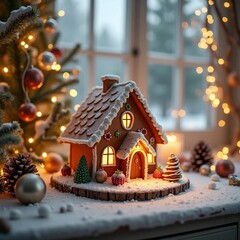 christmas gingerbread house