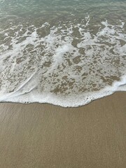 waves on the beach