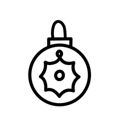 christmas ball outline 