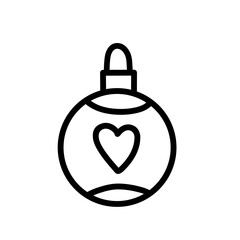 christmas ball outline 