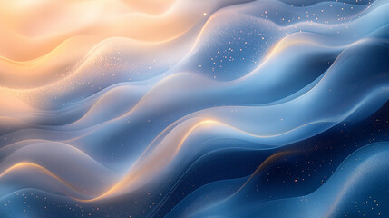 Fototapeta premium abstract blue background with waves