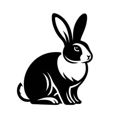 Fototapeta premium rabbit isolated on white Vector