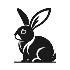 rabbit isolated on white Vector