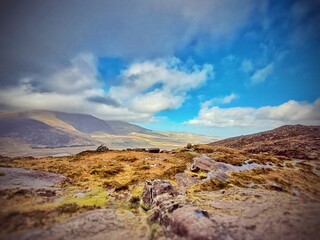 Fototapeta premium landscape with clouds