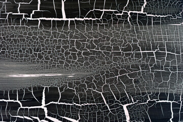 Craquelure scratch texture painting paper wall background. Beige and blue color.