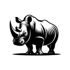 Obraz premium rhino vector illustration
