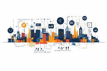 Obraz premium Innovation and new product development in digital marketing