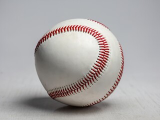 A baseball isolated on a white background