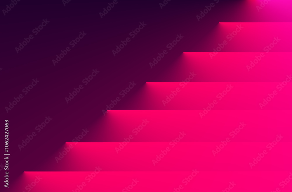 Poster abstract pink background with gradient and smooth transitions, smooth lines