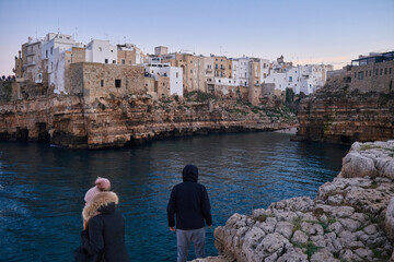 A walk in the old center of Polignano A Mare