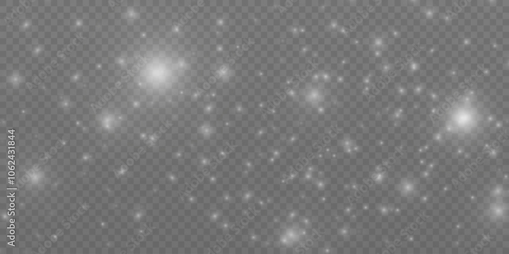 Poster white png dust light. bokeh light lights effect background. christmas background of shining dust chr