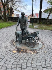 Beautiful Streets and Houses in historical old Part of Stavanger Norway