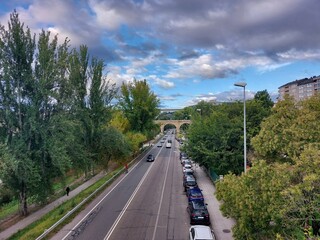 Vial en la ciudad de Ourense, Galicia