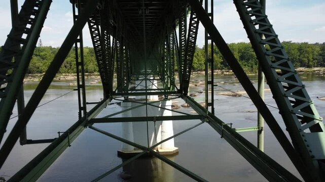 Drone flight inside Nickel Bridge RVA