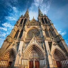 Fototapeta premium gothic cathedral, AI generated
