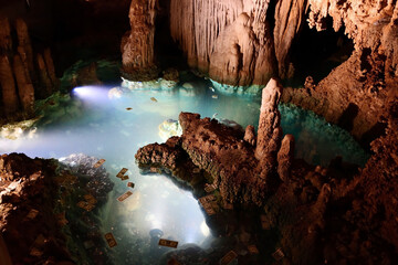 water in the cave