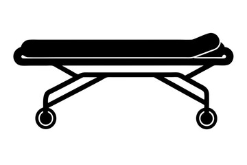 Stretcher icon isolated sign symbol vector illustration.