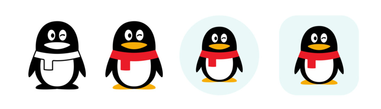 UKRAINE, KHARKIV, 2 NOVEMBER 2024: QQ icon. Social media icon modern design on transparent background. Stock vector editorial