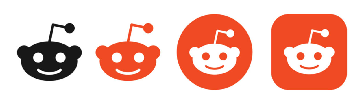 UKRAINE, KHARKIV, 2 NOVEMBER 2024: Reddit icon. Social media icon modern design on transparent background. Stock vector editorial