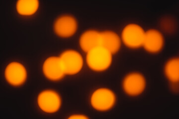 Festive lights, bokeh, background, holiday, yellow light