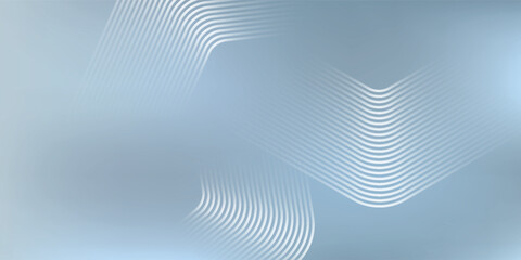 Naklejka premium Abstract hexagon lines on gray background. Geometric stripe line art design