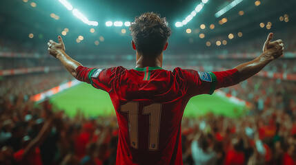 Fototapeta premium footballer soccer star