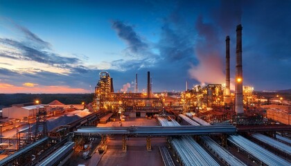 An inspiring view of a steel fabrication plant showcasing advanced technology, automated machinery, and skilled workers in a dynamic environment. A glimpse into modern industrial innovation