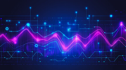 charts and graphs with statistics to innovation analyze business potential and forecast future development of companies growth.