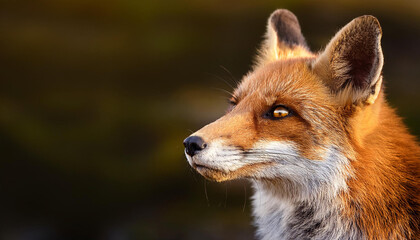 Fototapeta premium Close-Up of a Fox