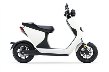 Electric Scooter on a white background. Electric transport. Scooter 