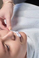 Facial Treatment, which includes Gel Mask Application, promotes radiance and hydration