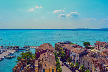 Die Altstadt von Sirmione am Gardasee