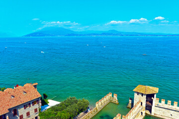 Die Altstadt von Sirmione am Gardasee