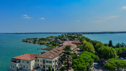 Die Altstadt von Sirmione am Gardasee