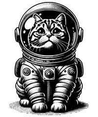 Cat Astronaut © Georgi