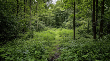 footpath in the forest