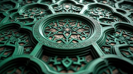 A seamless Islamic geometric pattern