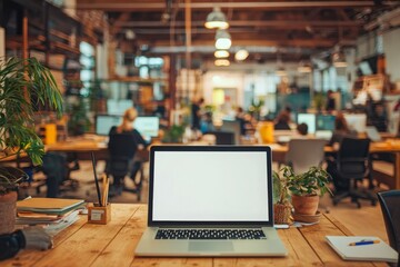 コワーキングスペースのワークデスク