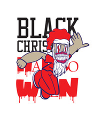 doodle pop art christmas background vector design
