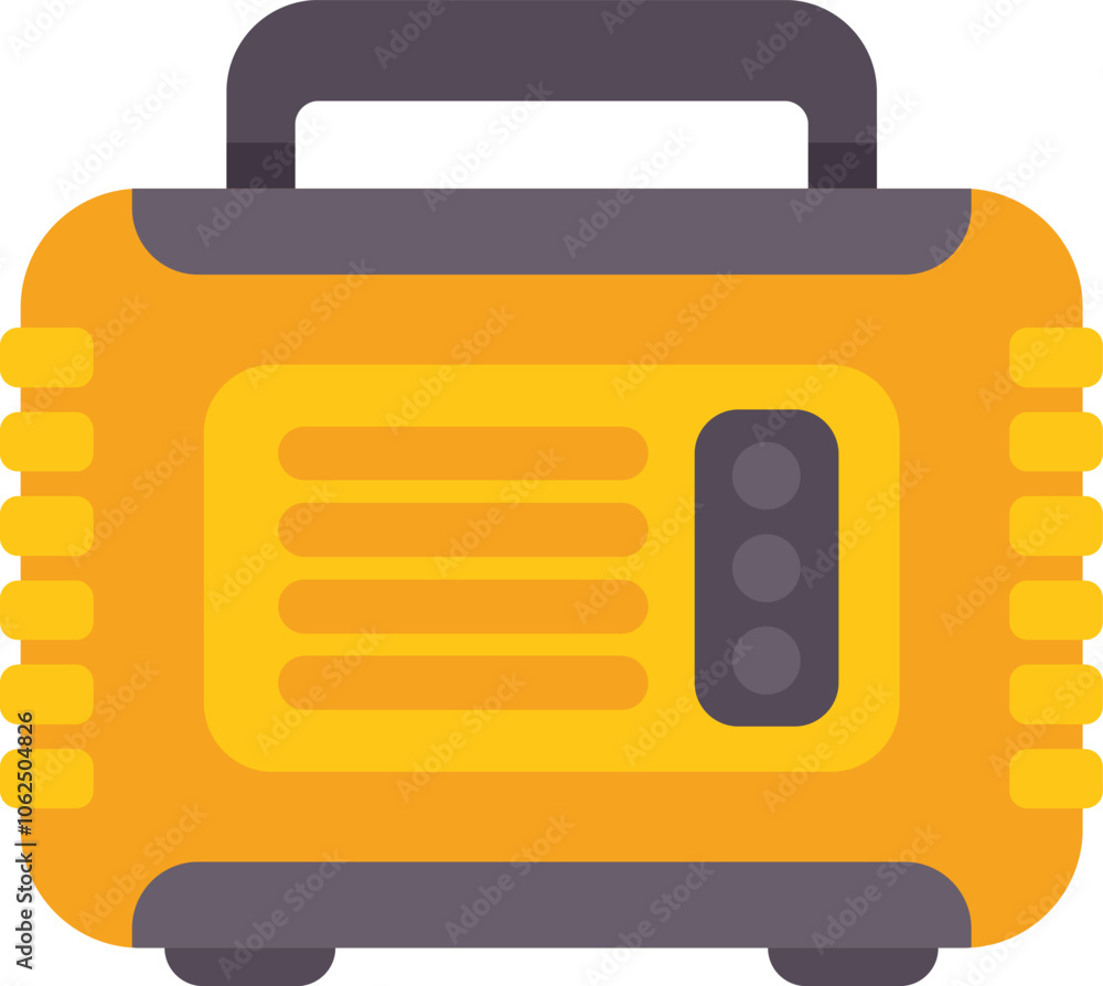 Poster portable power station providing backup electricity in case of an outage or for use in an off grid l