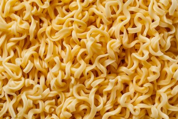  Yellow chinese instant noodles for ramen. Image illustrated food for advertisement