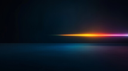 vibrant light streaks across dark background, creating dynamic and modern atmosphere. interplay of colors adds depth and intrigue to scene.