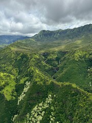 view of the mountains, Napali coast, Hawaii 